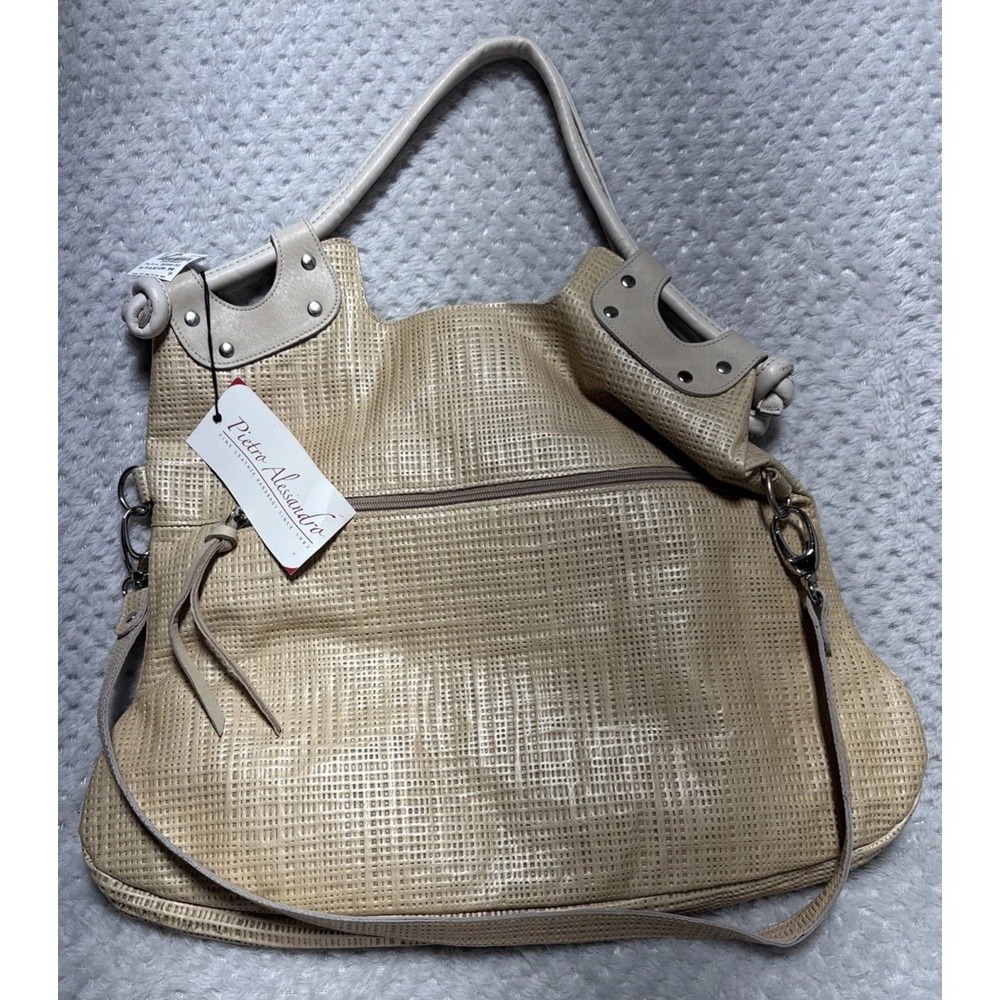 Pietro Alessandro Leather Bag Crossbody Tote